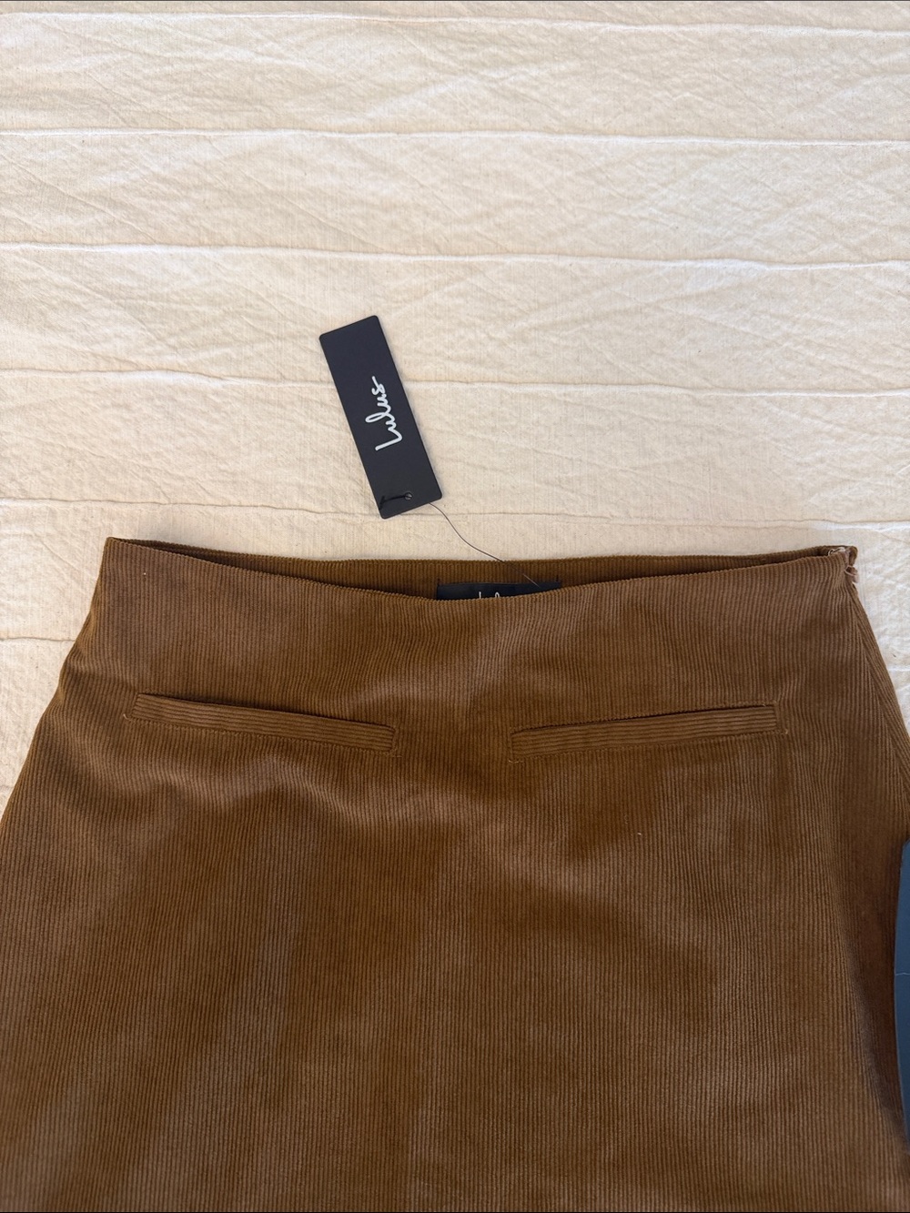 Lulu's Chocolate Brown Corduroy Mini Skirt - Picture 2 of 5